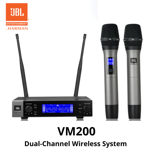 JBL VM 200 DualChannel Wireless Microphone System